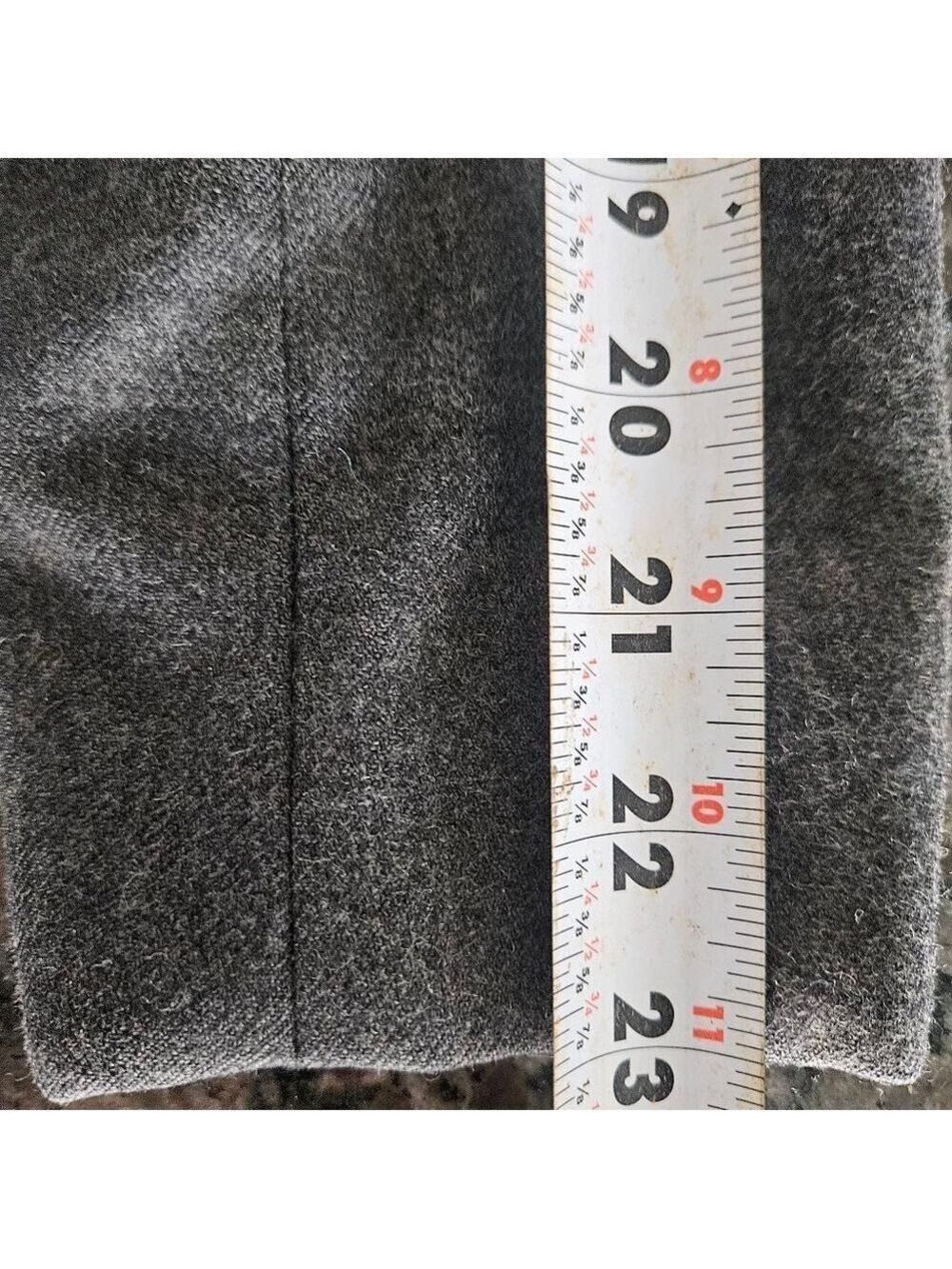 Christian Dior Gray Wool Blazer with Gold Buttons Size 12 Luxury Tailored Jackt - Picture 8 of 11